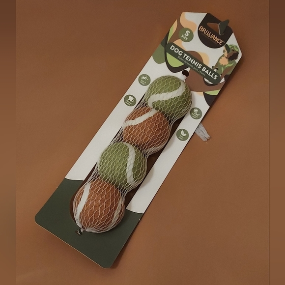 Mini Tennis Balls for Small Dogs Train Fetch Dog Toys Size Small Designer Colors - Picture 9 of 11